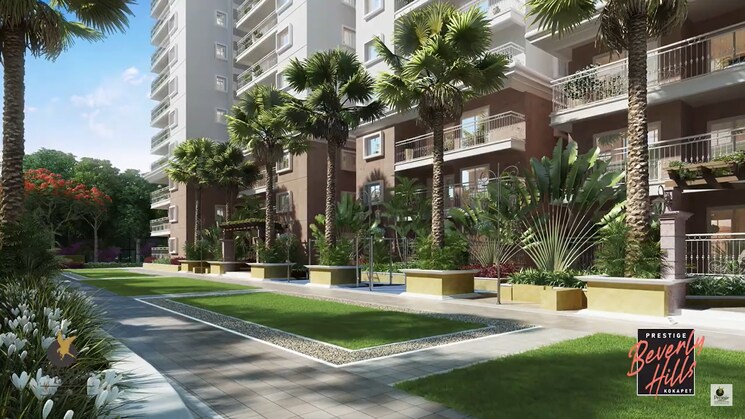 Garden, prestige-beverly-hills 4 Bedroom 2708 Sq.Ft. Apartment In Kokapet Hyderabad 8731049