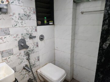 Bathroom in 2 BHK Apartment at Retro Avenue, Kopar Khairane – for Rent