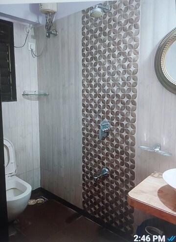 Bathroom in 3 BHK Apartment at Kamla Airbus, Andheri East – for Rent