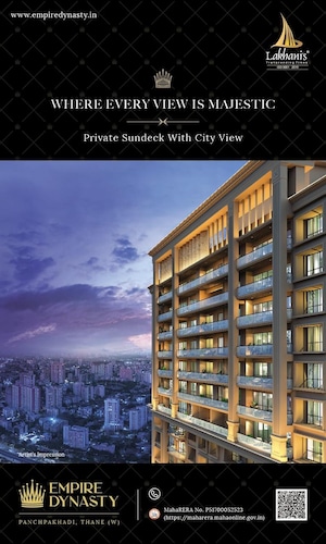 3 BHK Apartment – Exterior View View at Lakhani Empire Tower, Panch Pakhadi - for Sale