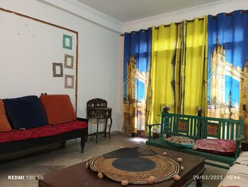 Living Room in 3 BHK Builder Floor at Saket – for Rent