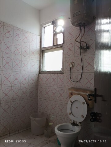 Bathroom in 3 BHK Builder Floor at Saket – for Rent