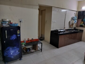 Kitchen in 2 BHK Apartment at Magarpatta City Cosmos, Magarpatta Road – for Rent