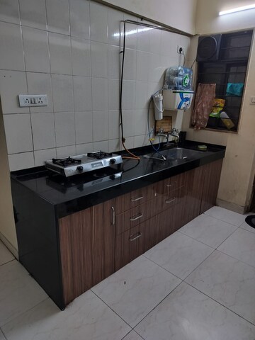 Kitchen in 2 BHK Apartment at Magarpatta City Cosmos, Magarpatta Road – for Rent