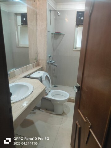 Bathroom in 3 BHK Apartment at K Raheja Vistas, Andheri East – for Rent