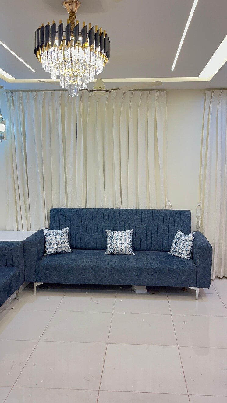 Living Room, paranjape-schemes-yuthika 3 Bedroom 1594 Sq.Ft. Apartment In Baner Pune 8731298