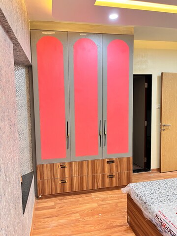 Bedroom in 3 BHK Apartment at Paranjape Schemes Yuthika, Baner – for Rent