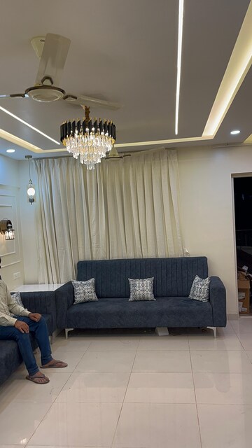 Living Room in 3 BHK Apartment at Paranjape Schemes Yuthika, Baner – for Rent