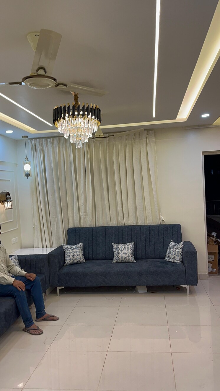 Living Room, paranjape-schemes-yuthika 3 Bedroom 1594 Sq.Ft. Apartment In Baner Pune 8731298