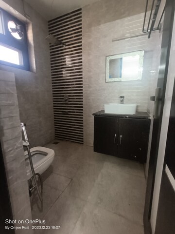 Bathroom in 2 BHK Builder Floor at Ansal Sushant Lok I, Sector 43 – for Rent