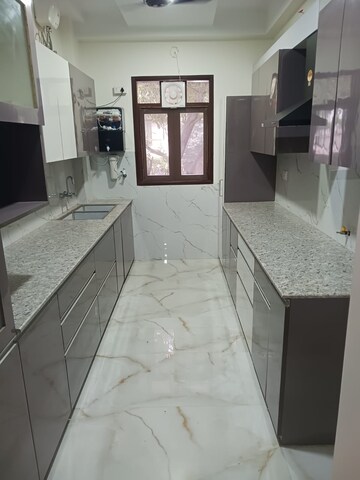 Kitchen in 4 BHK Builder Floor at Ansal Sushant Lok I, Sector 43 – for Rent