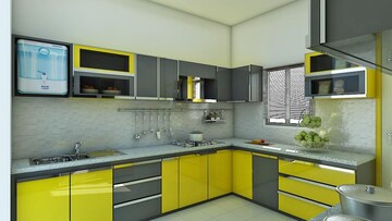 Kitchen in 2 BHK Apartment at Vilas Javdekar Yashwin Enchante, Kharadi – for Sale