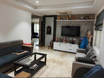Living Room in 3 BHK Apartment at Vamsiram West Wood, Tolichowki – for Rent