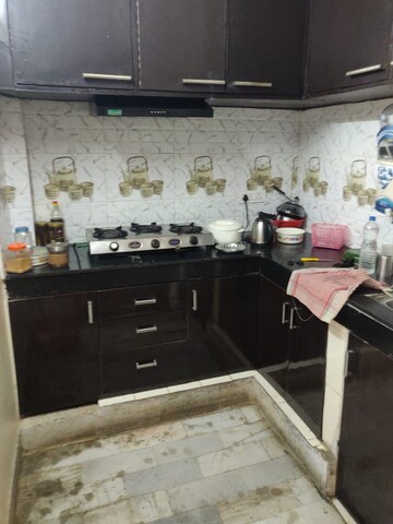 Kitchen in 1 RK Builder Floor at Lajpat Nagar ii – for Rent