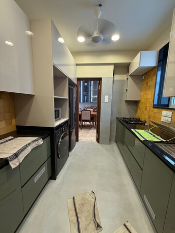 Kitchen in 2 BHK Apartment at Cumballa Crest, Cumbala Hill – for Rent