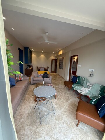 Living Room in 2 BHK Apartment at Cumballa Crest, Cumbala Hill – for Rent
