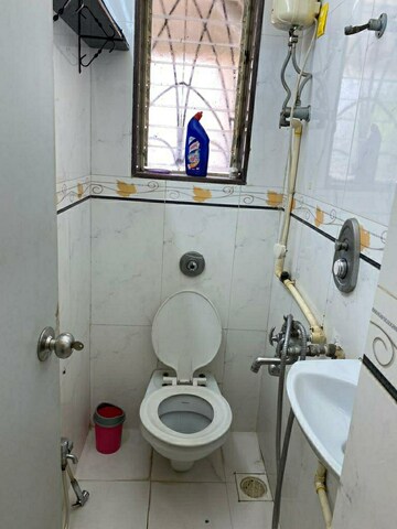 Bathroom in 1 BHK Apartment at Khar West – for Rent