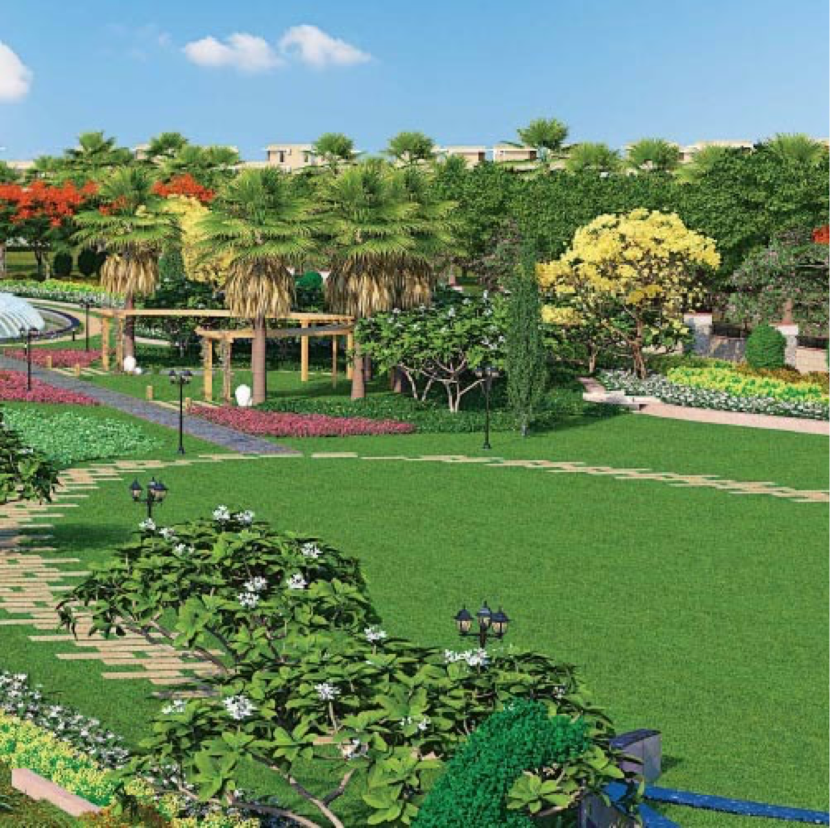 2 BHK + Servant Room 1188 Sq.Ft. Apartment in Central Park II-The Room