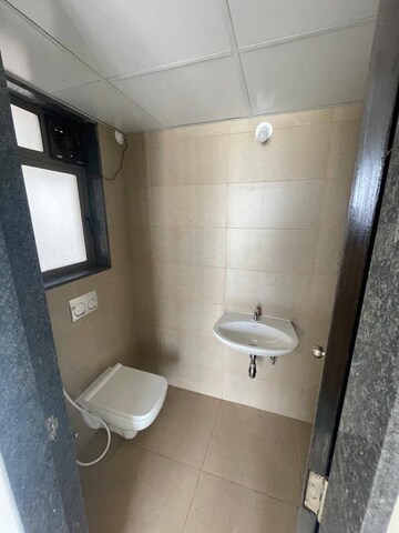 Bathroom in 1 BHK Apartment at Runwal Eirene, Balkum Pada – for Rent