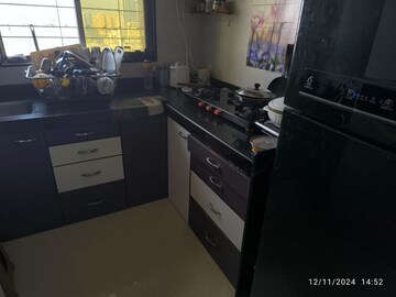 Kitchen in 1 BHK Apartment at Chandak Sparkling Wing, Dahisar East – for Sale