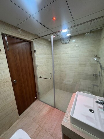 Bathroom in 3 BHK Apartment at Aurobindo Kohinoor, Serilingampally – for Rent