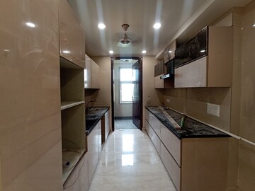 Kitchen in 3 BHK Apartment at Sunder Apartment, Paschim Vihar – for Rent