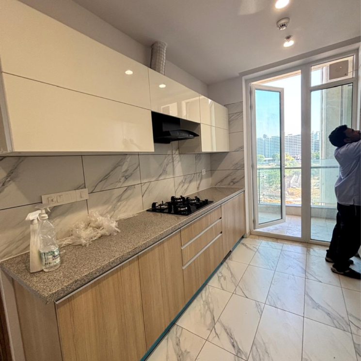 Kitchen, central-park-flower-valley-aqua-front-towers 4 Bedroom 2600 Sq.Ft. Apartment In Sohna Sector 33 Gurgaon 8731693