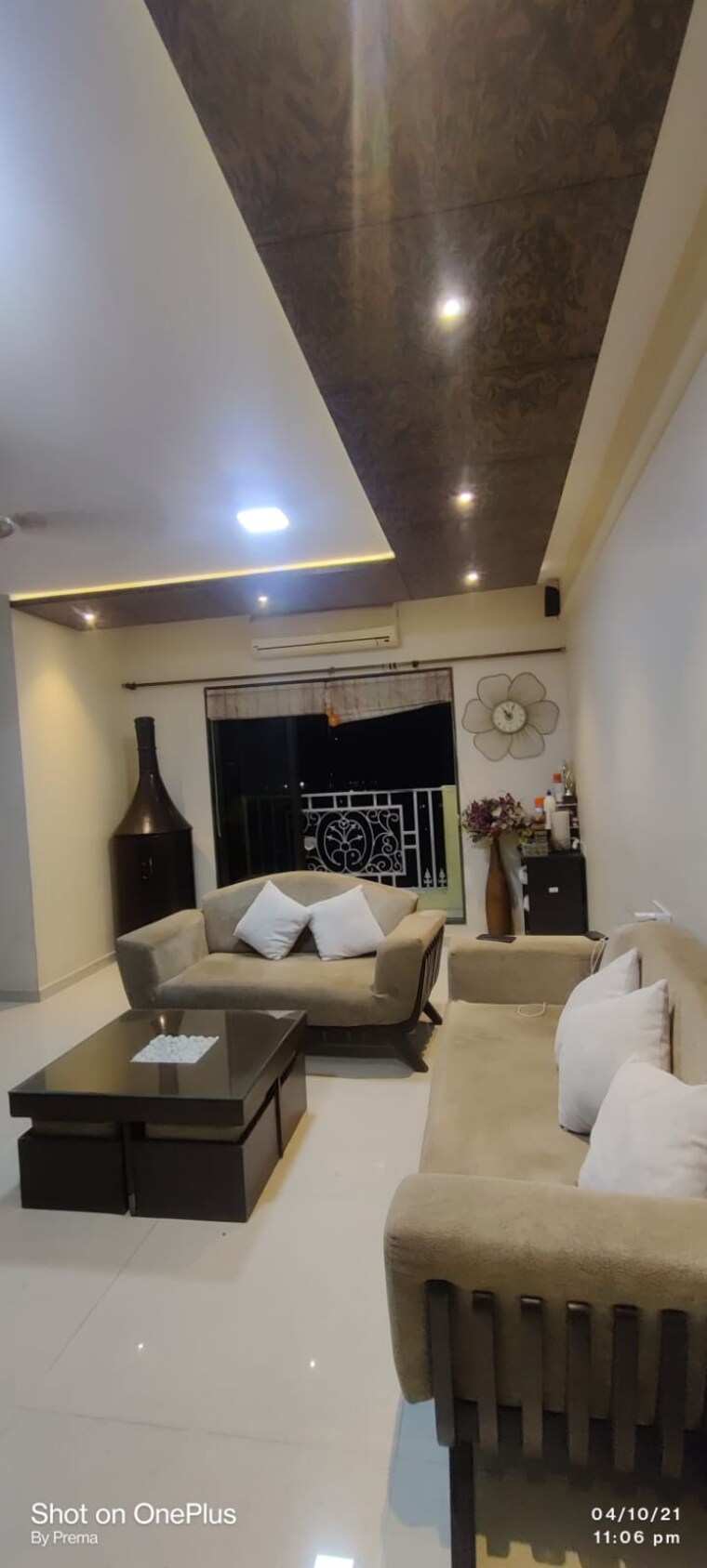 Living Room, cosmos-jewels-solitaire 2 Bedroom 687 Sq.Ft. Apartment In Ghodbunder Road Thane 8731724