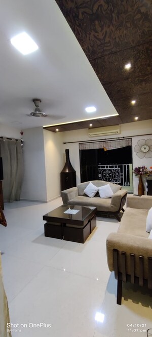 Living Room in 2 BHK Apartment at Cosmos Jewels Solitaire, Ghodbunder Road – for Sale