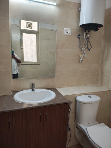 Bathroom in 4 BHK Builder Floor at Unitech Woodstock Floors, Sector 50 – for Rent