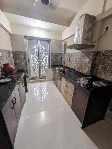Kitchen in 1 BHK Apartment at Tharwani Miracle, Kalyan West – for Rent