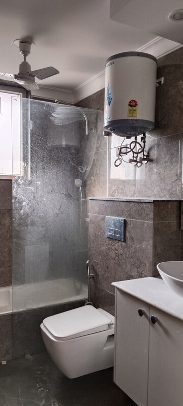 Bathroom in 4 BHK Builder Floor at Unitech South City II, Sector 50 – for Sale