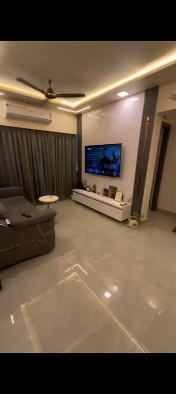 Living Room in 1 BHK Apartment at Man Opus, Mira Road – for Rent