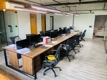 Team Area in  Office Space at Shivalik Shilp, Sanidhya – for Rent