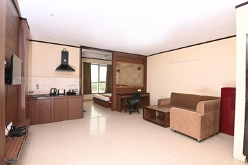Living Room in Studio Apartment at Jagatpura – for Rent