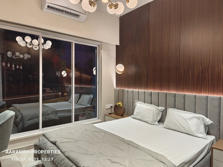 Bedroom, starwing-i-stay 2 Bedroom 611 Sq.Ft. Apartment In Andheri East Mumbai 8731851