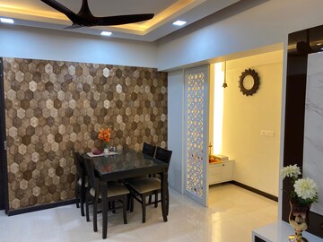 Living Room in 2 BHK Apartment at Soham Tropical Lagoon, Ghodbunder Road – for Rent