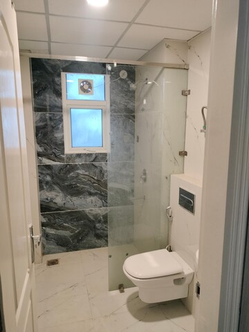 Bathroom in 3 BHK Apartment at Omaxe The Palace, Gomti Nagar – for Rent