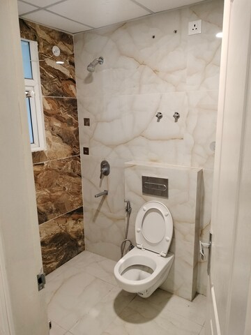 Bathroom in 3 BHK Apartment at Omaxe The Palace, Gomti Nagar – for Rent