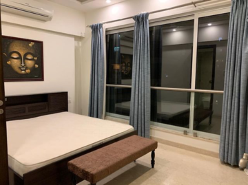 Living Room in 2 BHK Apartment at Rustomjee OZone, Mahesh Nagar – for Rent