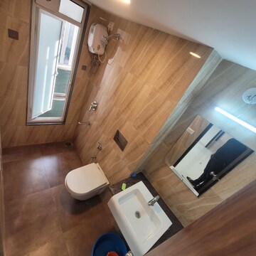 Bathroom in 1 BHK Apartment at Lodha Amara, Kolshet Road – for Rent