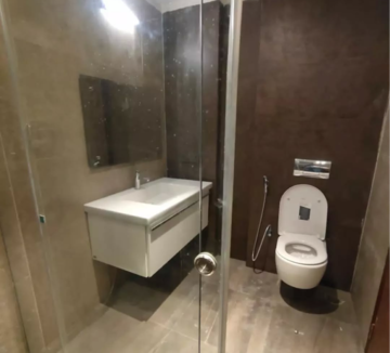 Bathroom in 2 BHK Apartment at Infiniti Mall Malad, Mindspace – for Rent