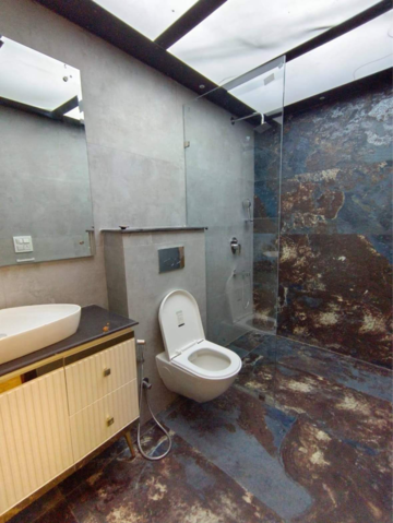 Bathroom in 2 BHK Apartment at Infiniti Mall Malad, Mindspace – for Rent