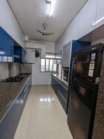 Kitchen in 3 BHK Apartment at Kalpataru Hills Phase II, Manpada – for Rent