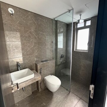 Bathroom in 4 BHK Apartment at Sheth Auris Serenity Tower 1, Kanch Pada – for Rent