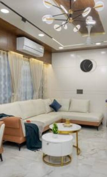 Living Room in 2 BHK Builder Floor at Khanpur – for Rent