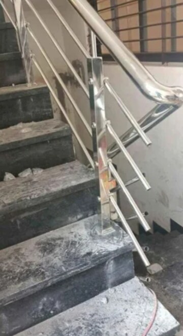 Staircase in 2 BHK Builder Floor at Khanpur – for Rent