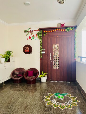 Bedroom in 2 BHK Apartment at Greenmark Mayfair Apartments, Tellapur – for Rent