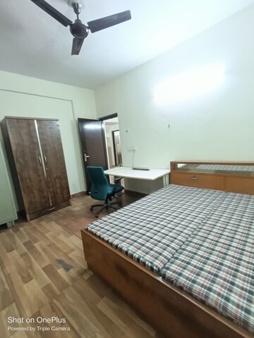 Bedroom in 3 BHK Builder Floor at Ansal Sushant Lok I, Sector 43 – for Rent