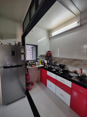 Kitchen in 2 BHK Apartment at Shree Laxmi Park 1, Vartak Nagar – for Rent